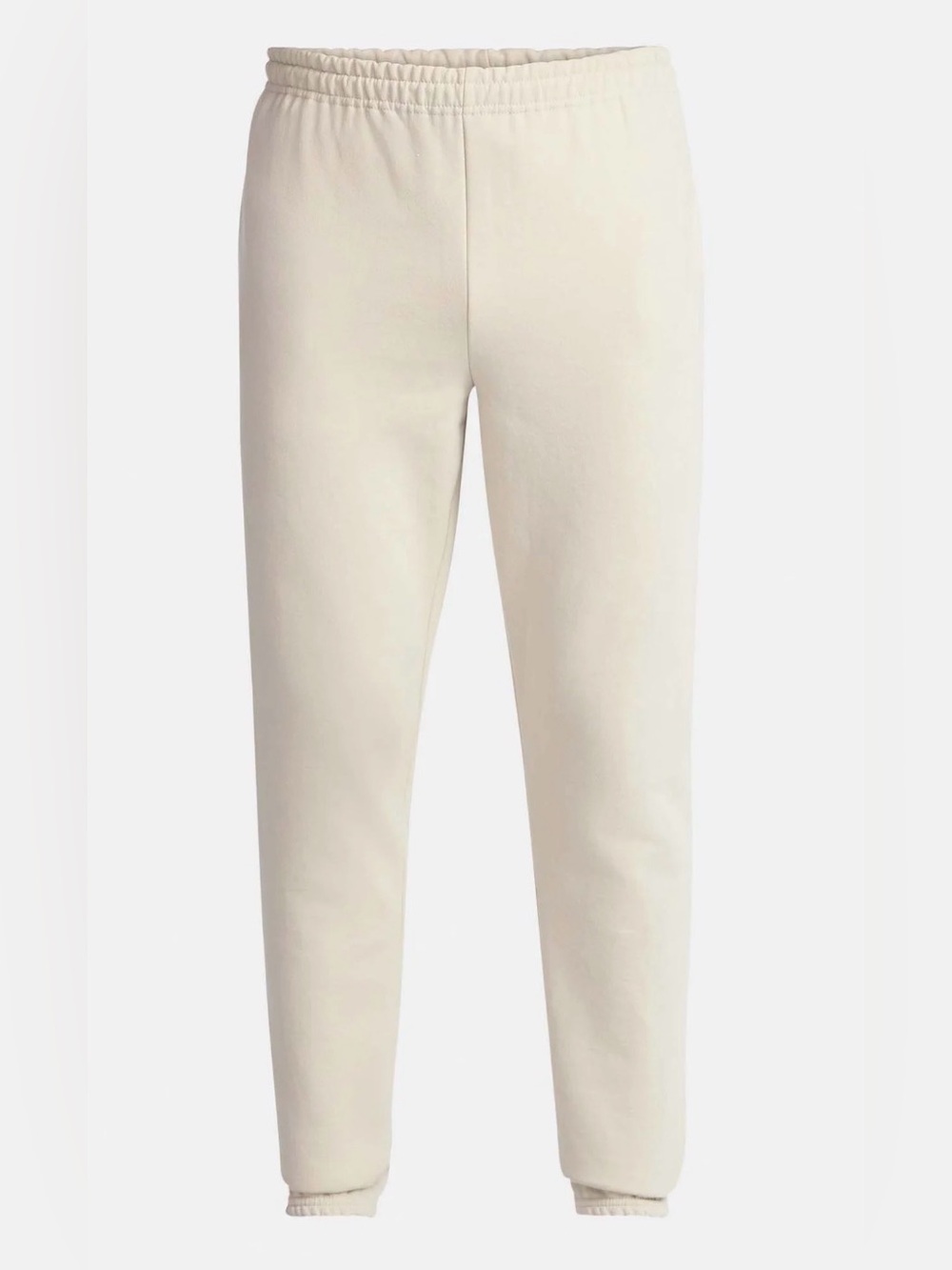 Athletic Works Mens Joggers 4XL NWT Beige Fleece Sweatpants Big Tall 29 In